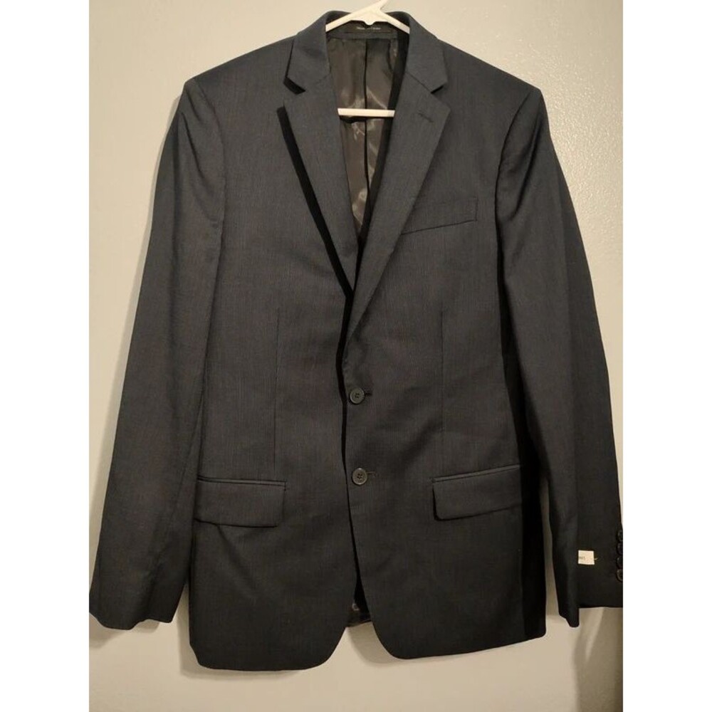 Falcone men's black blazer tuxedo suit tailored jacket 40R Medium (read)